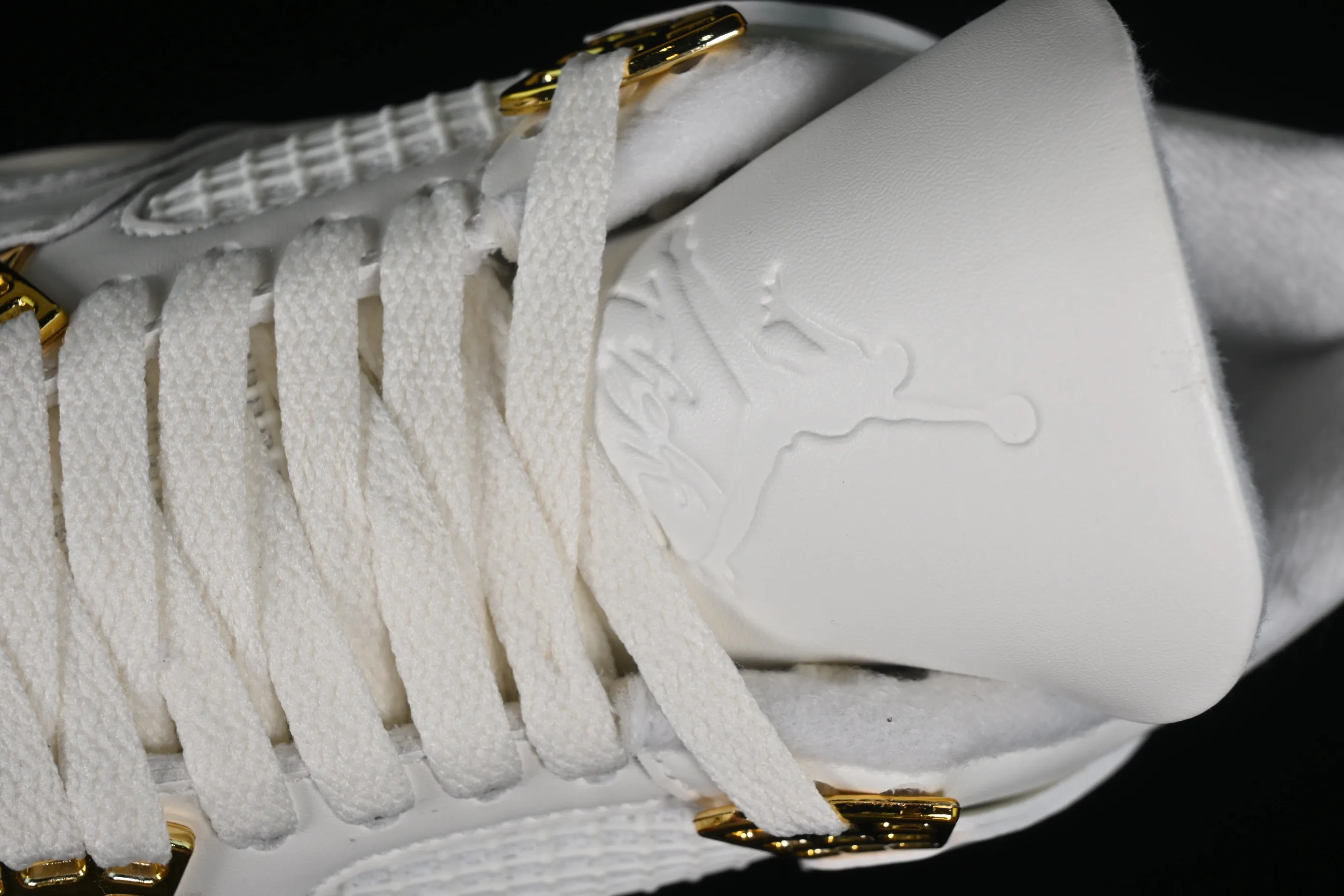 All categories Air Jordan Jordan series basketball shoes Air Jordan 4 C version Air Jordan 4 Retro "Metallic Gold" AJ4 Joe 4 meters white gold AQ9129-170